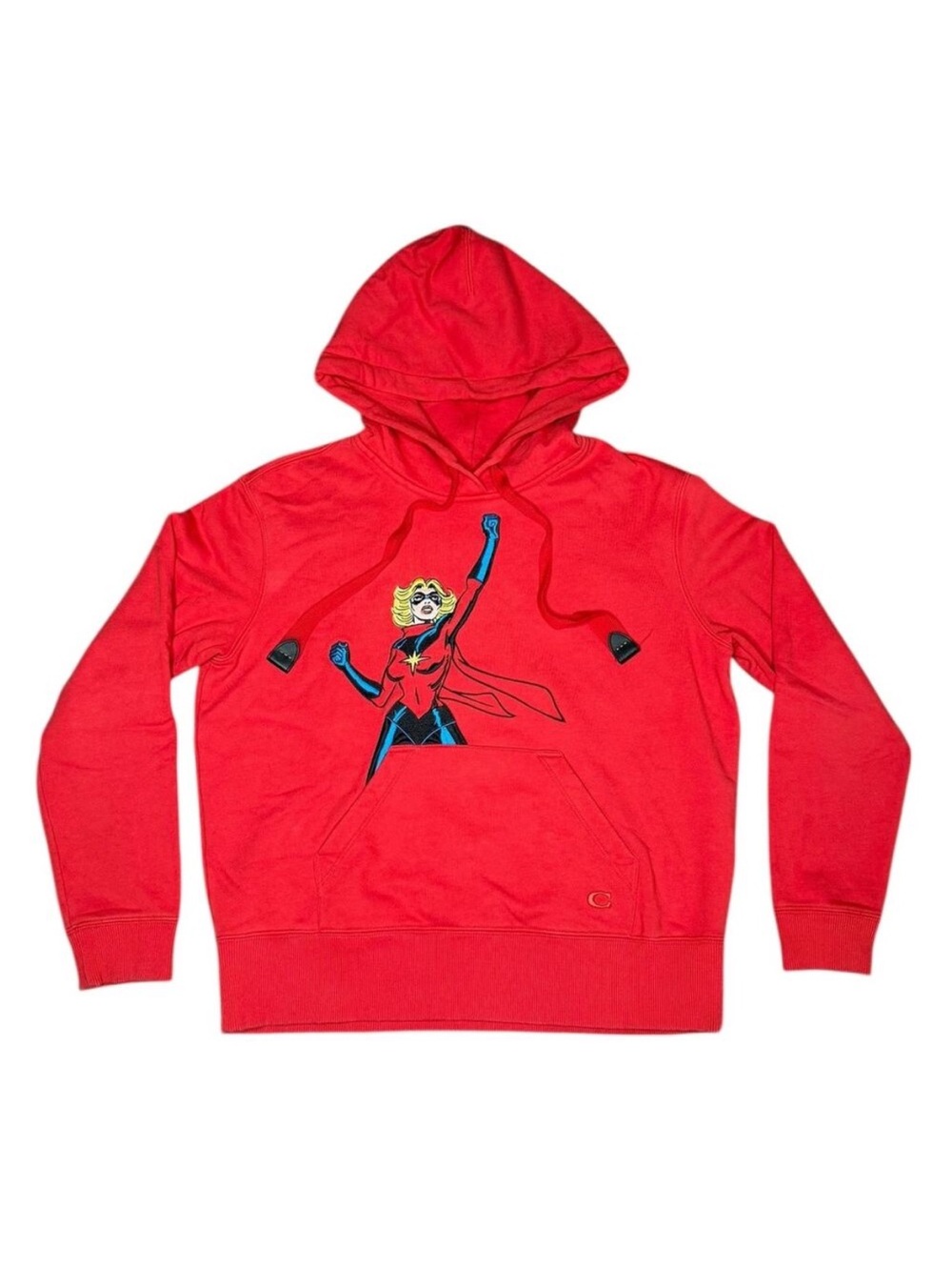 Rare Coach Carol Danvers Marvel Hoodie. NWT